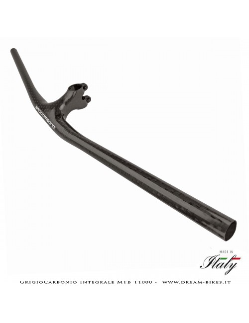 GrigioCarbonio Integrale MTB T1000 Manubrio Carbon Ultraleggero da 119 gr.