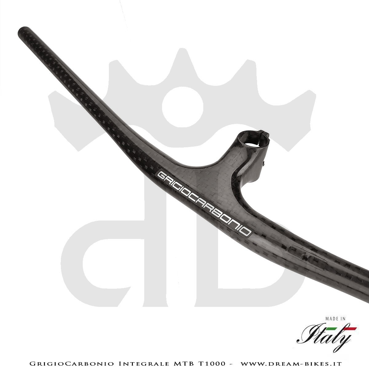 GrigioCarbonio Integrale MTB T1000 Ultralight Carbon Handlebar from 119 gr.