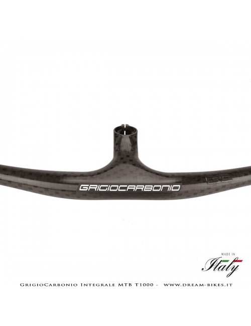GrigioCarbonio Integrale MTB T1000 Manubrio Carbon Ultraleggero da 119 gr.