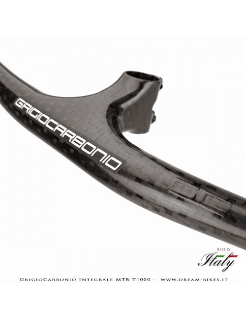 GrigioCarbonio Integrale MTB T1000 Manubrio Carbon Ultraleggero da 119 gr.