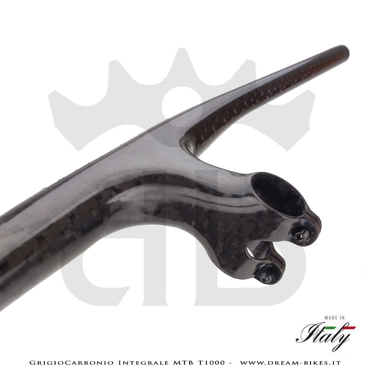 GrigioCarbonio Integrale MTB T1000 Manubrio Carbon Ultraleggero da 119 gr.