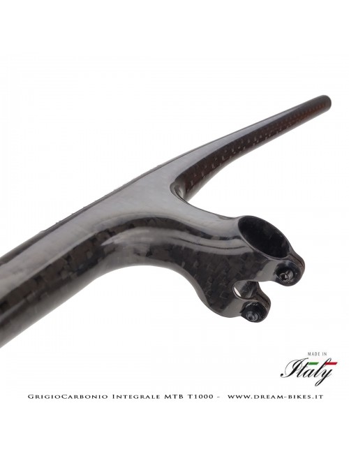 GrigioCarbonio Integrale MTB T1000 Manubrio Carbon Ultraleggero da 119 gr.