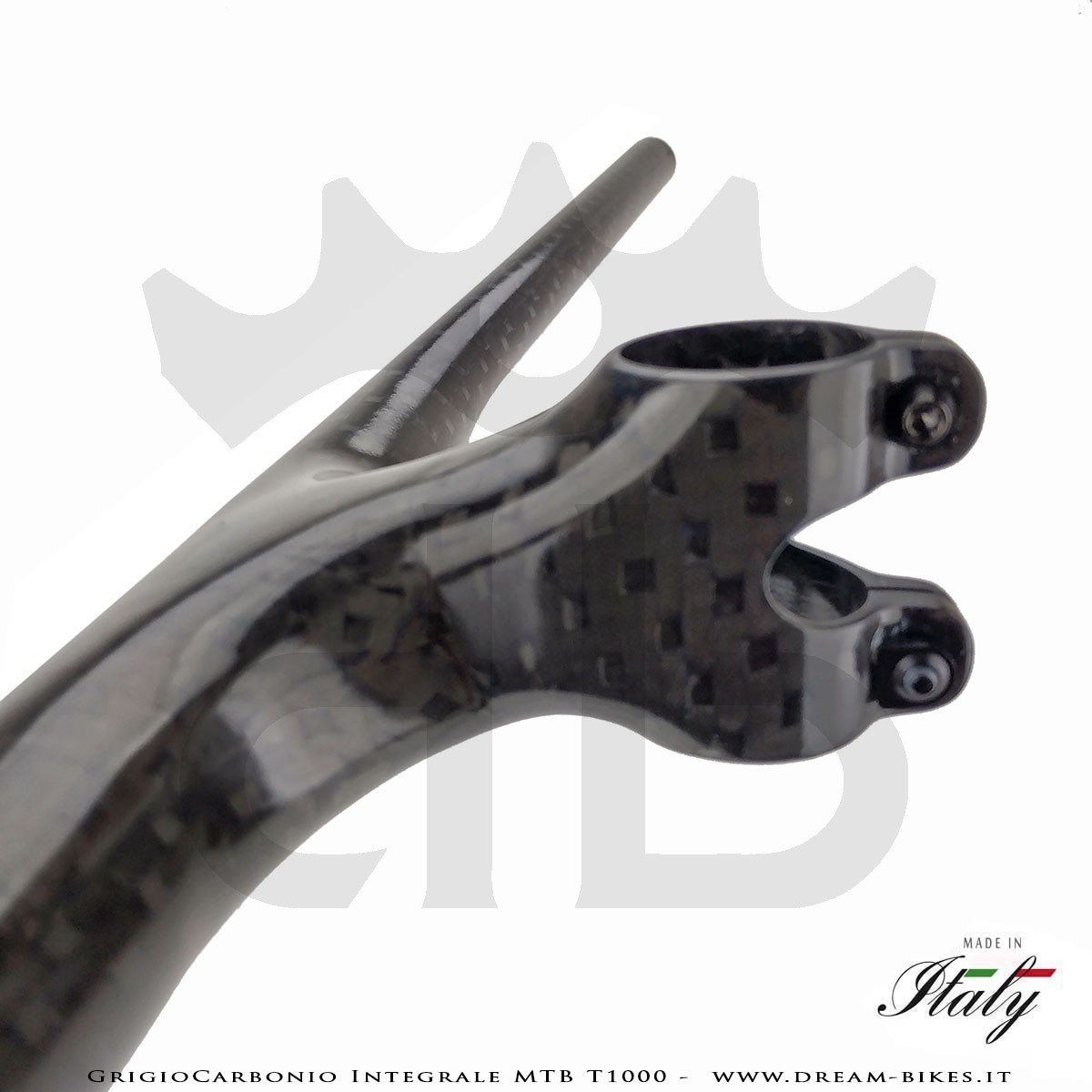 GrigioCarbonio Integrale MTB T1000 Manubrio Carbon Ultraleggero da 119 gr.