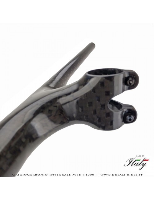 GrigioCarbonio Integrale MTB T1000 Manubrio Carbon Ultraleggero da 119 gr.