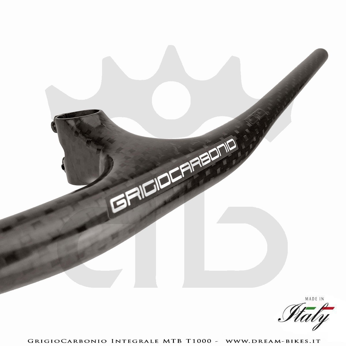 GrigioCarbonio Integrale MTB T1000 Ultralight Carbon Handlebar from 119 gr.