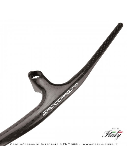 GrigioCarbonio Integrale MTB T1000 Manubrio Carbon Ultraleggero da 119 gr.