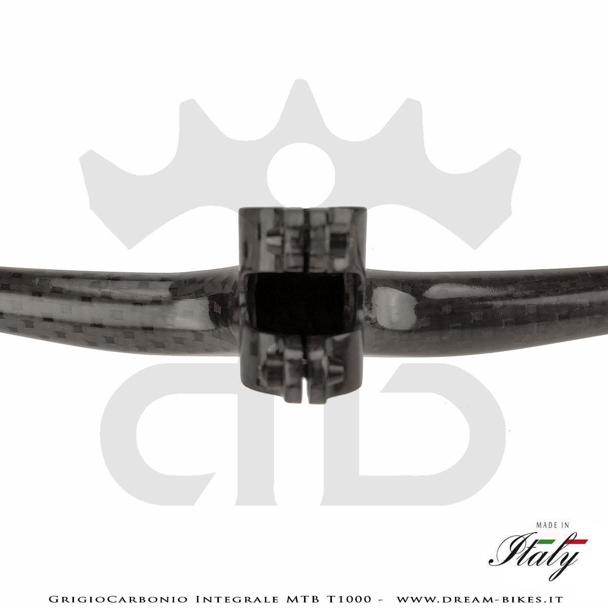 GrigioCarbonio Integrale MTB T1000 Manubrio Carbon Ultraleggero da 119 gr.