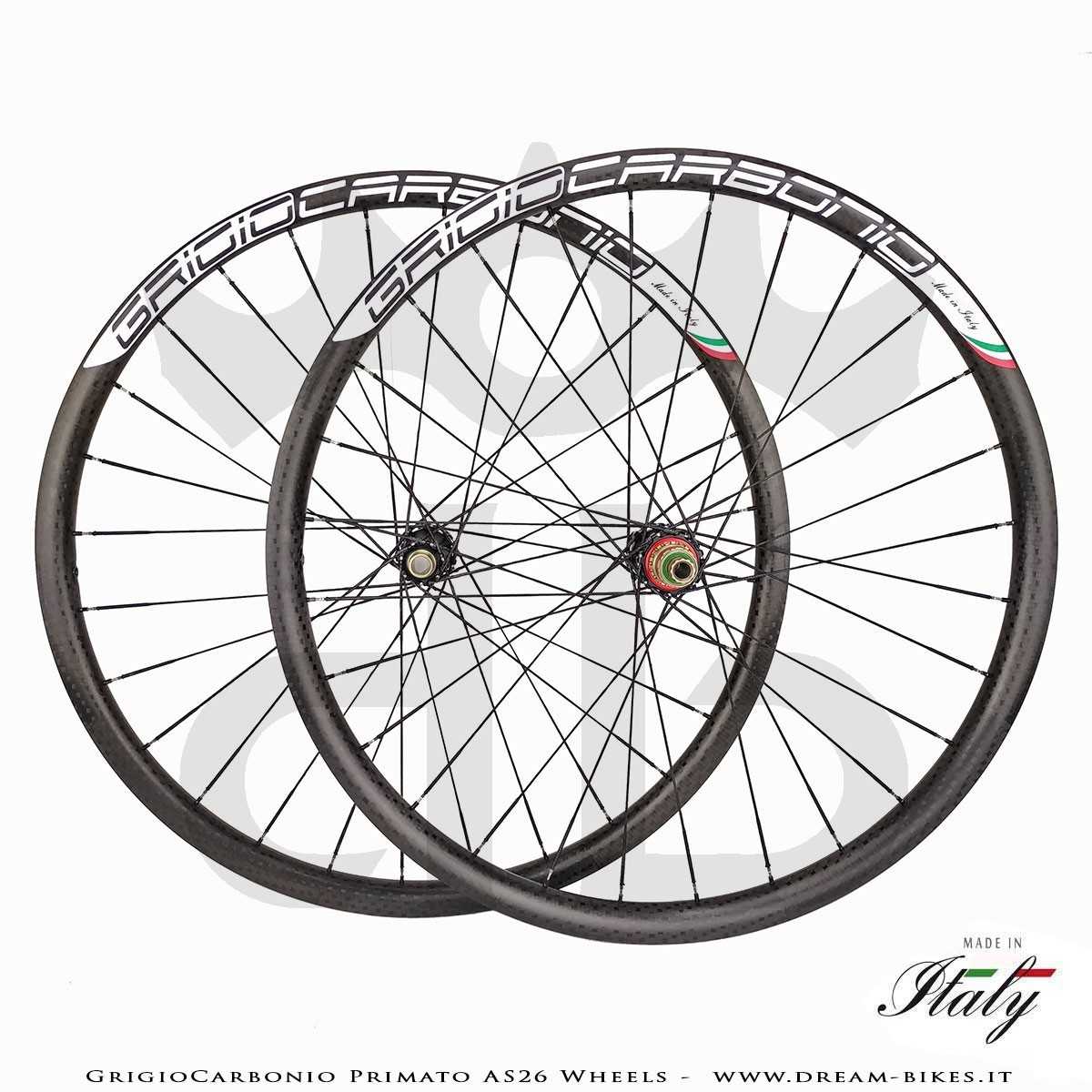 GrigioCarbonio Primato AS26 Ruote MTB 29" da 890 gr.
