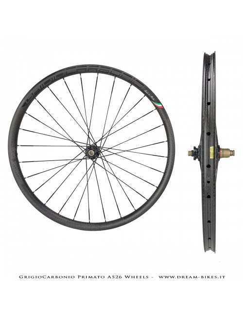 GrigioCarbonio Primato AS26 Ruote MTB 29" da 890 gr.