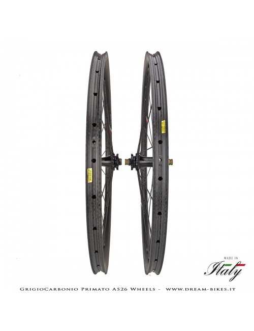 GrigioCarbonio Primato AS26 Ruote MTB 29" da 890 gr.