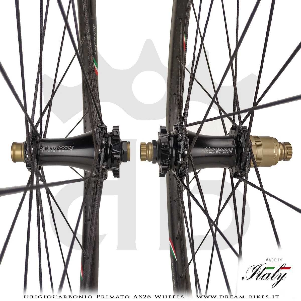 GrigioCarbonio Primato AS26 Ruote MTB 29" da 890 gr.
