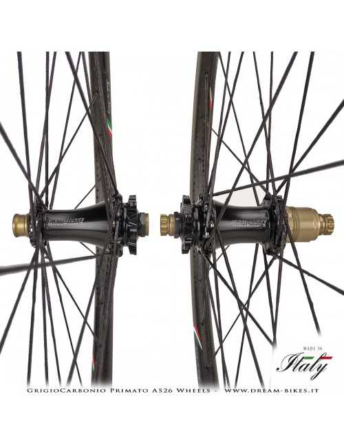 GrigioCarbonio Primato AS26 Ruote MTB 29" da 890 gr.