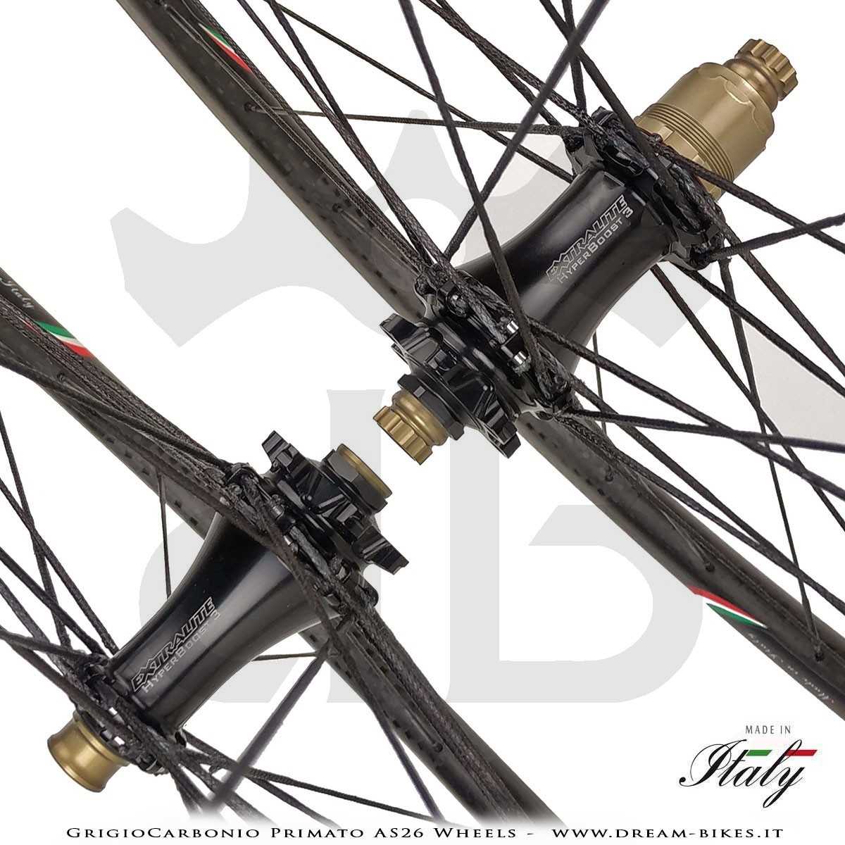 GrigioCarbonio Primato AS26 Ruote MTB 29" da 890 gr.