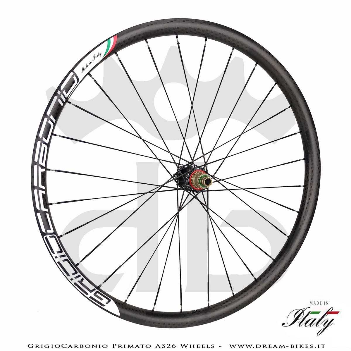 GrigioCarbonio Primato AS26 Ruote MTB 29" da 890 gr.