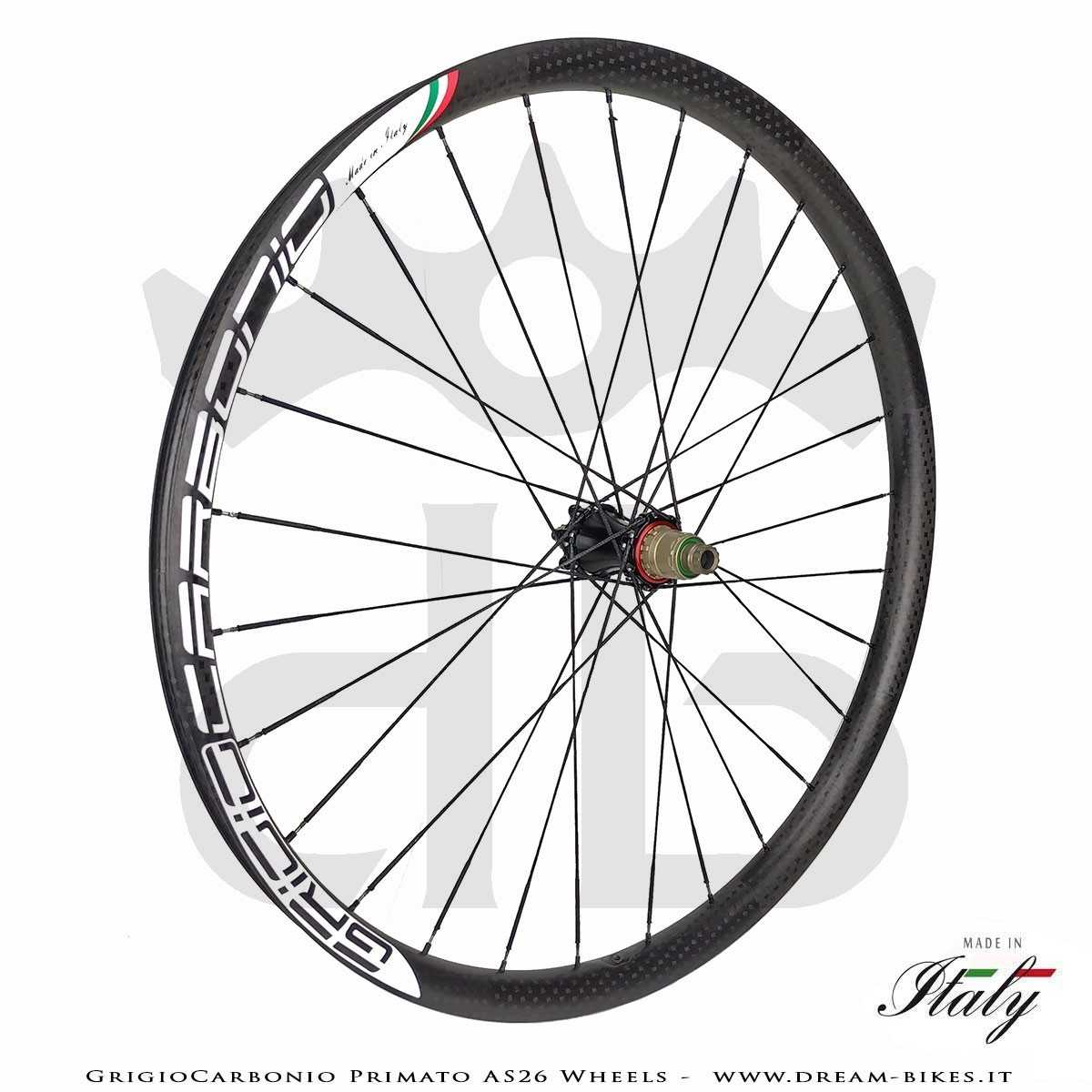 GrigioCarbonio Primato AS26 Ruote MTB 29" da 890 gr.