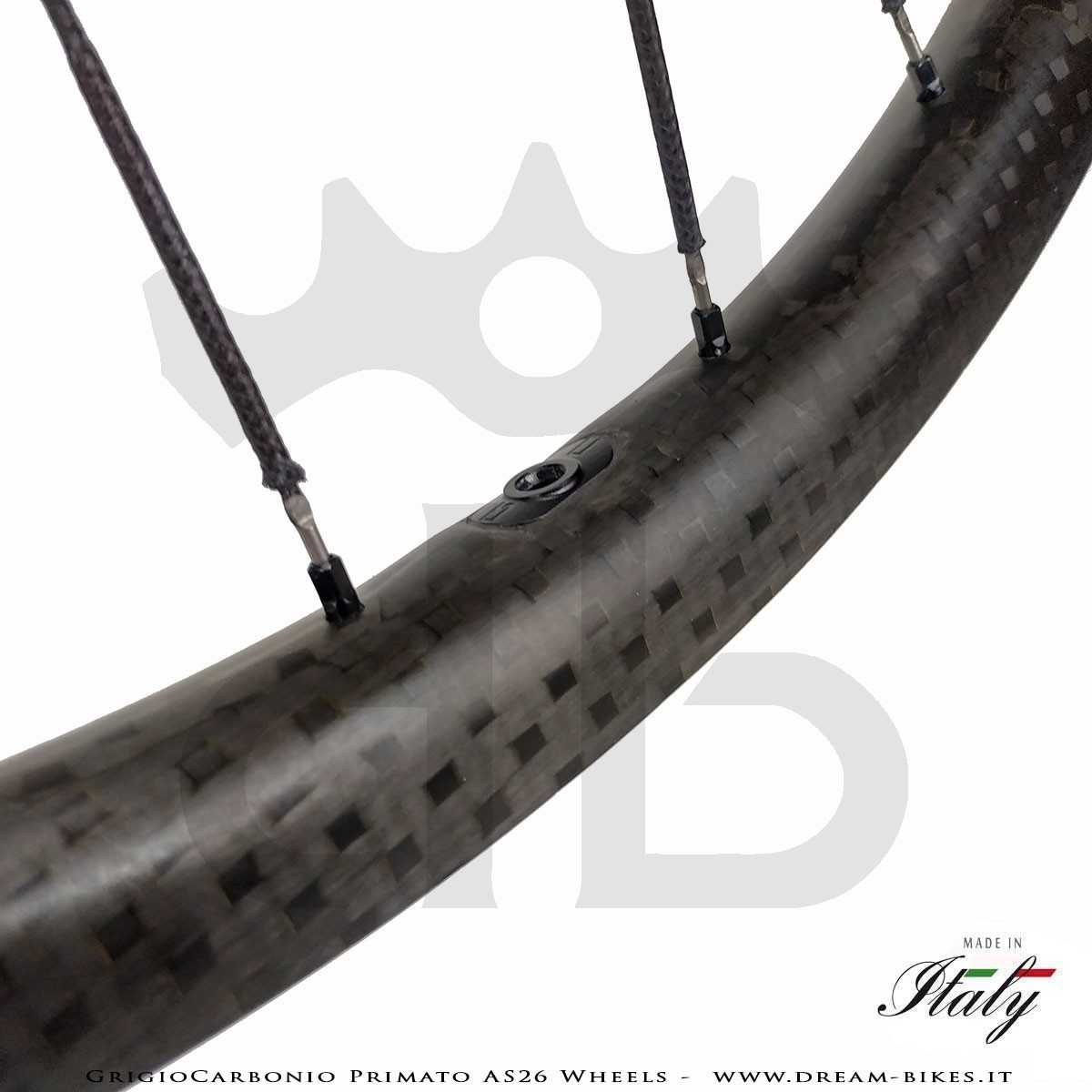 GrigioCarbonio Primato AS26 Ruote MTB 29" da 890 gr.