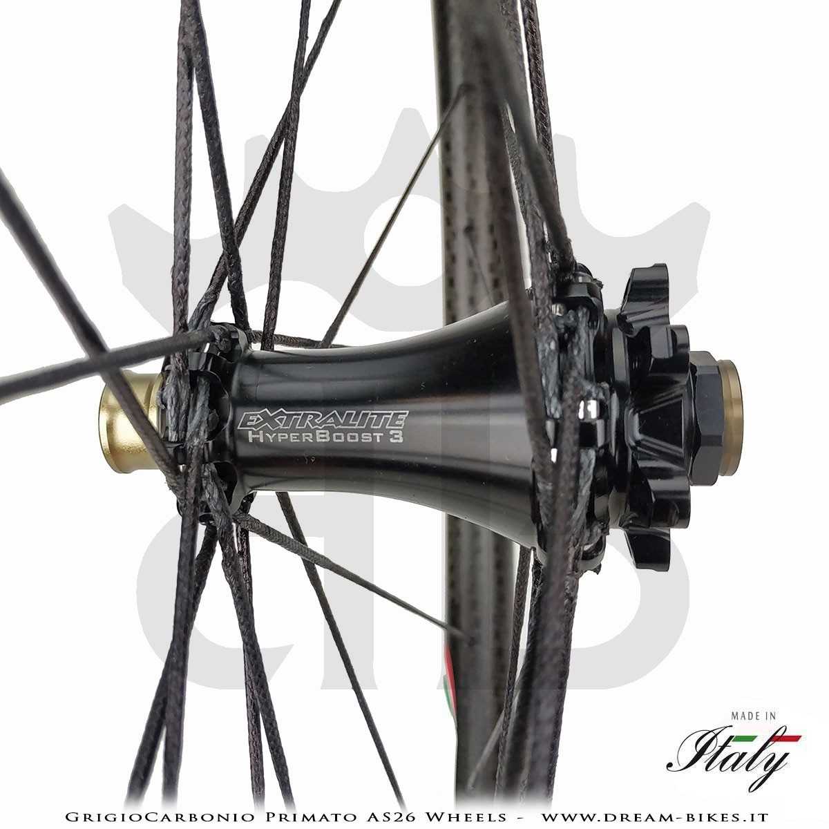 GrigioCarbonio Primato AS26 Ruote MTB 29" da 890 gr.
