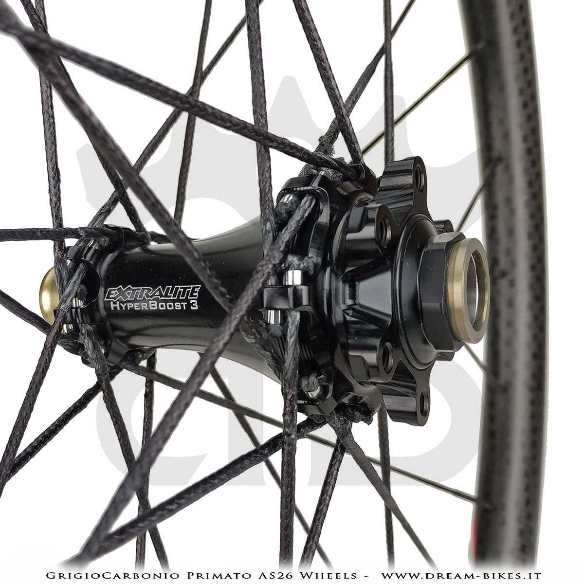 GrigioCarbonio Primato AS26 Ruote MTB 29" da 890 gr.