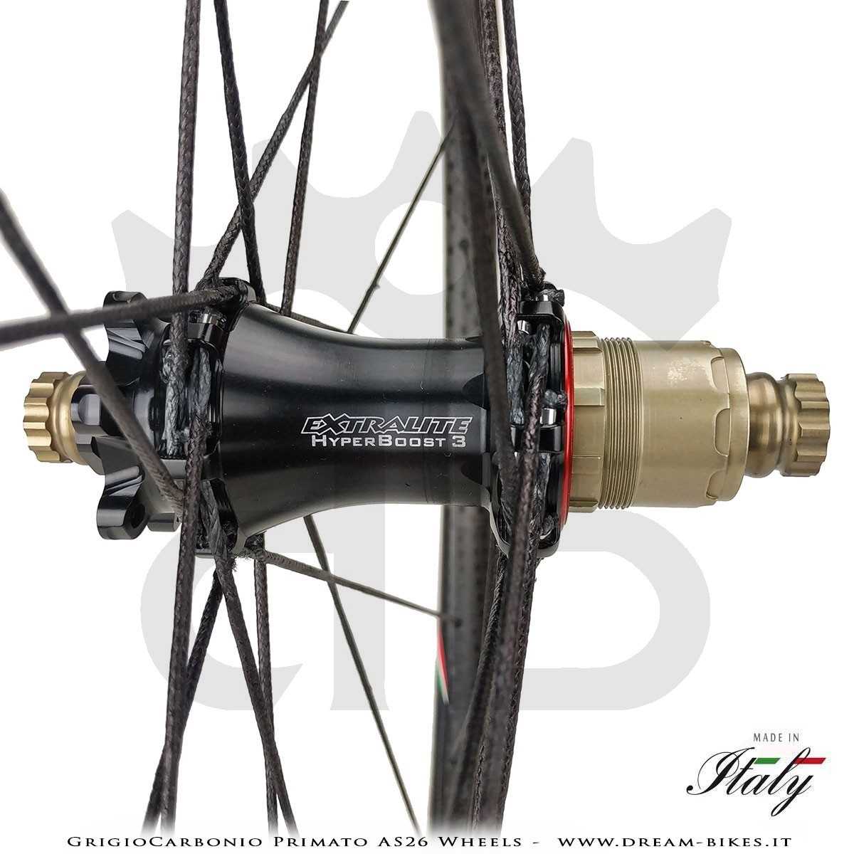 GrigioCarbonio Primato AS26 Ruote MTB 29" da 890 gr.