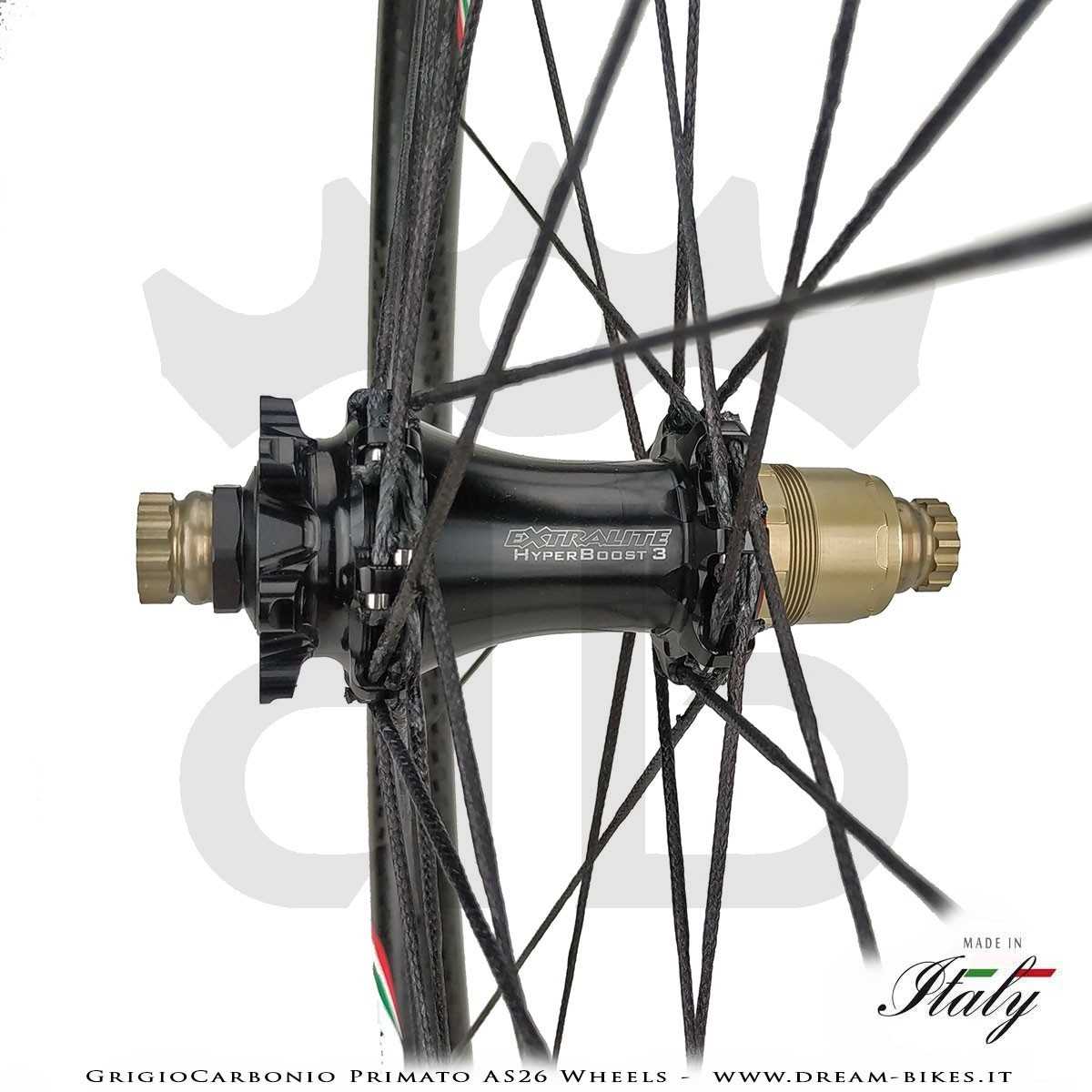 GrigioCarbonio Primato AS26 Ruote MTB 29" da 890 gr.