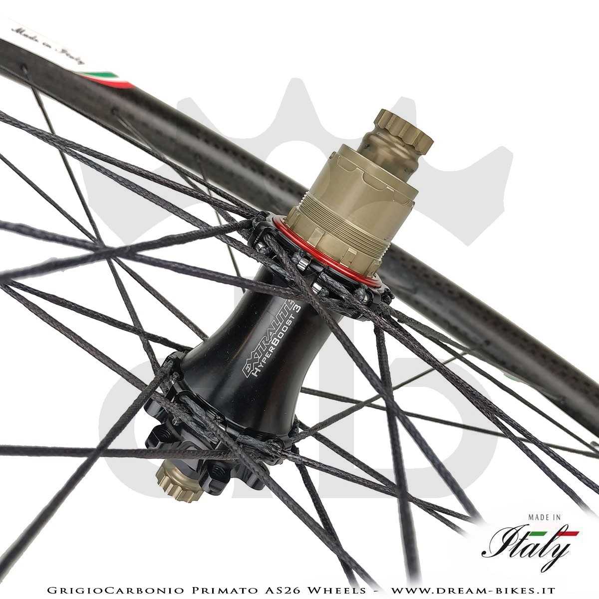 GrigioCarbonio Primato AS26 Ruote MTB 29" da 890 gr.