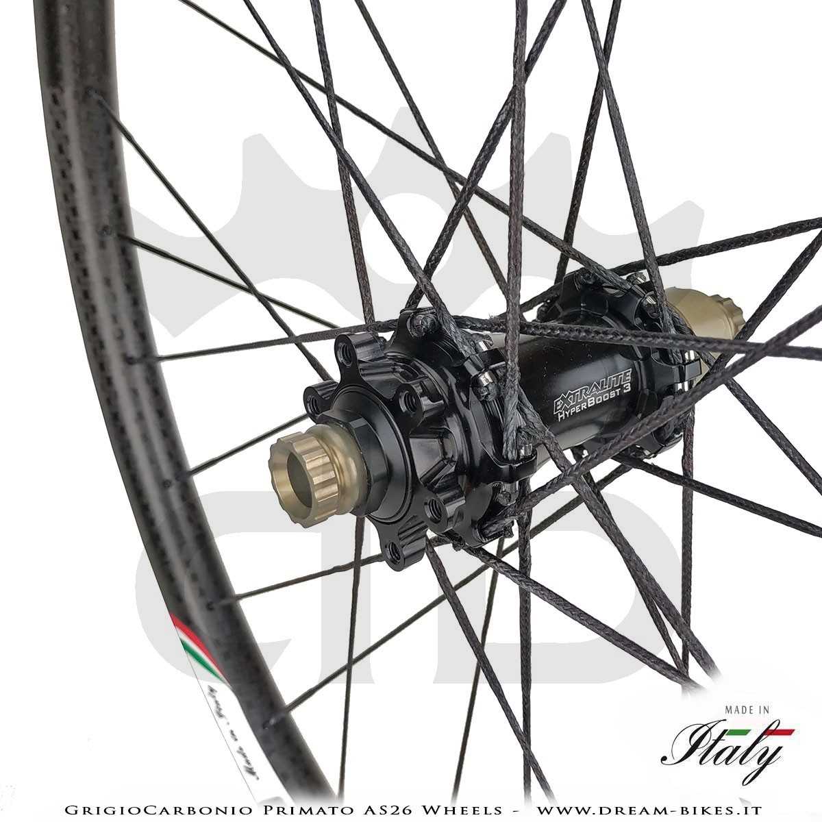 GrigioCarbonio Primato AS26 Ruote MTB 29" da 890 gr.