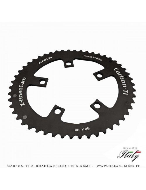 Carbon-Ti X-RoadCam BCD 110 mm (5 Bracci) Corona Asimmetrica