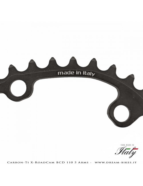 Carbon-Ti X-RoadCam BCD 110 mm (5 Arms) Asymmetrical Chainring