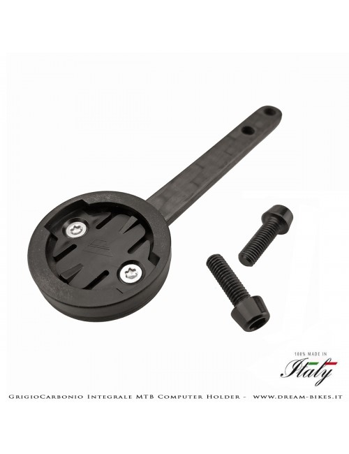 GrigioCarbonio Supporto Computer Per Manubrio Integrale MTB