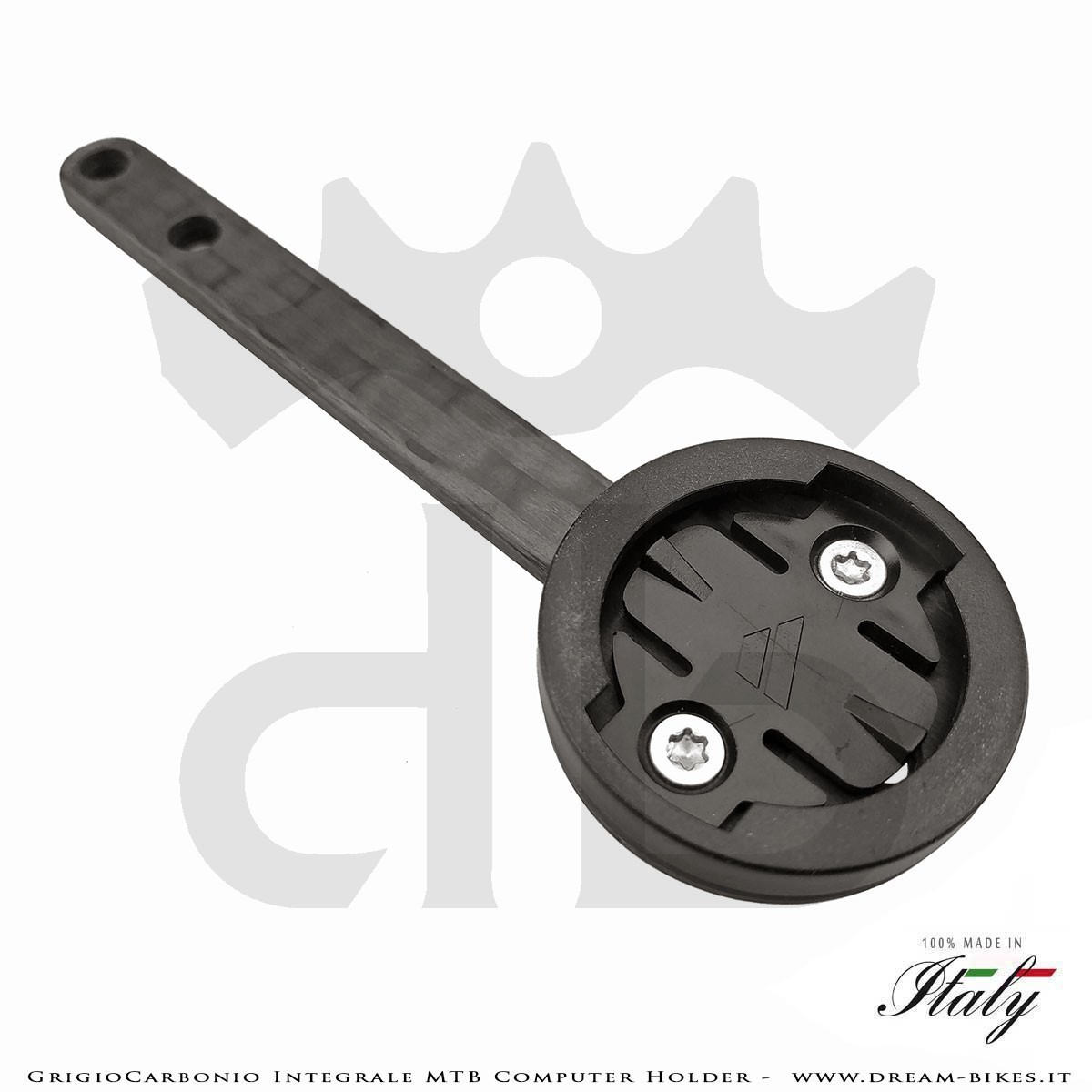 GrigioCarbonio Supporto Computer Per Manubrio Integrale MTB