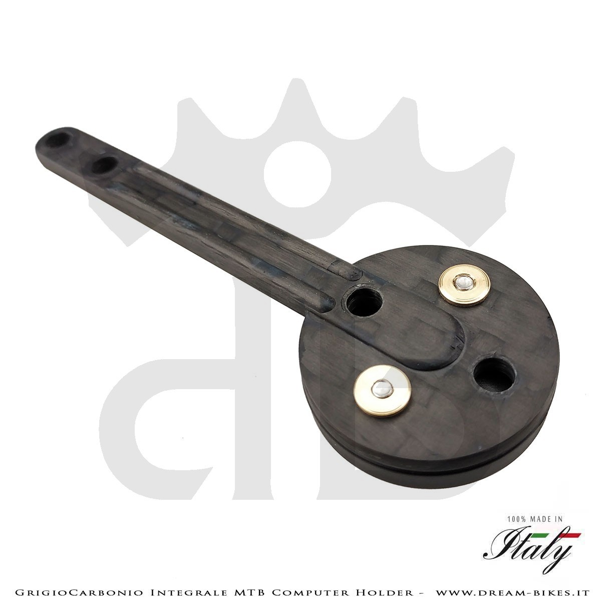 GrigioCarbonio Supporto Computer Per Manubrio Integrale MTB