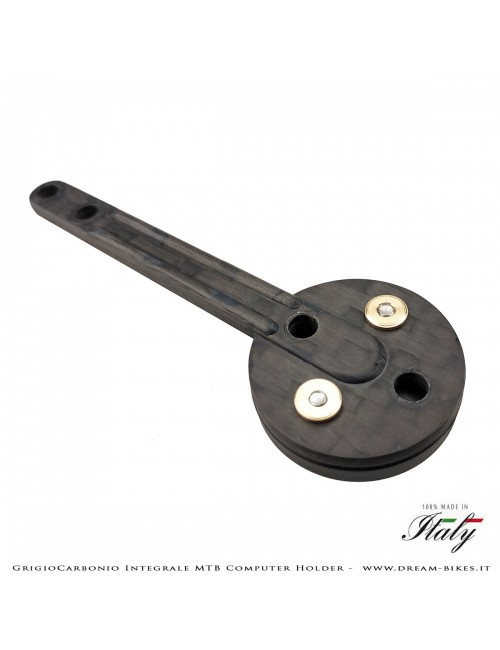 GrigioCarbonio Supporto Computer Per Manubrio Integrale MTB