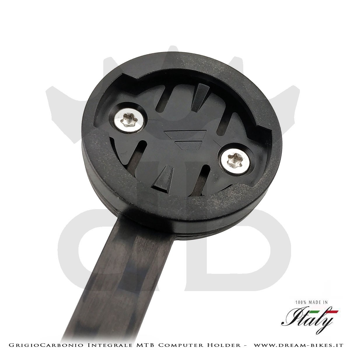 GrigioCarbonio Supporto Computer Per Manubrio Integrale MTB