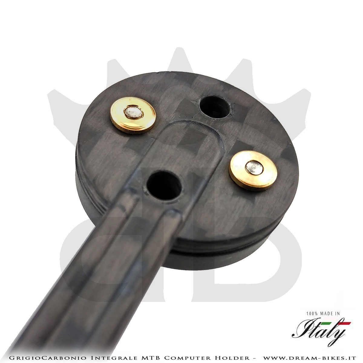 GrigioCarbonio Supporto Computer Per Manubrio Integrale MTB