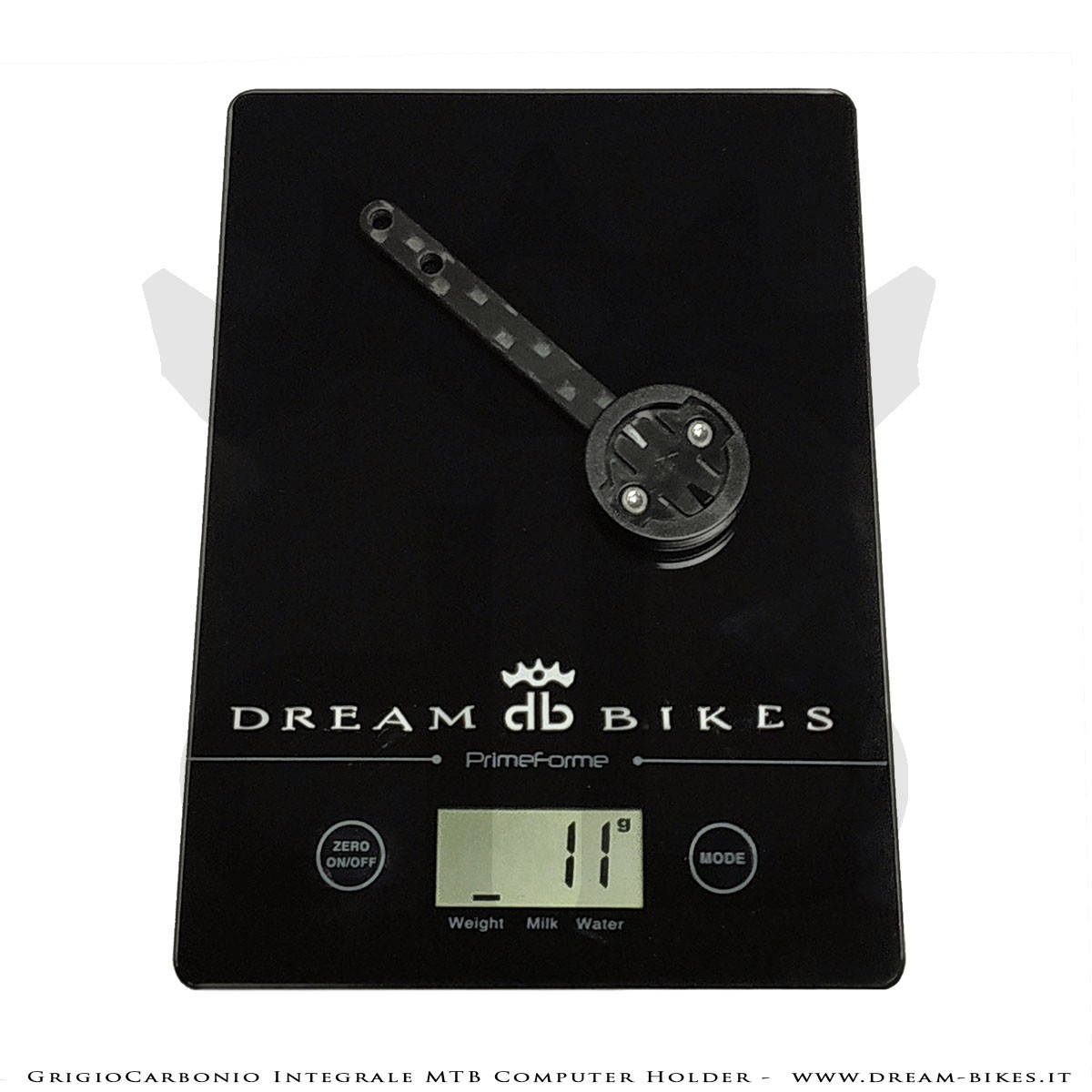GrigioCarbonio Supporto Computer Per Manubrio Integrale MTB