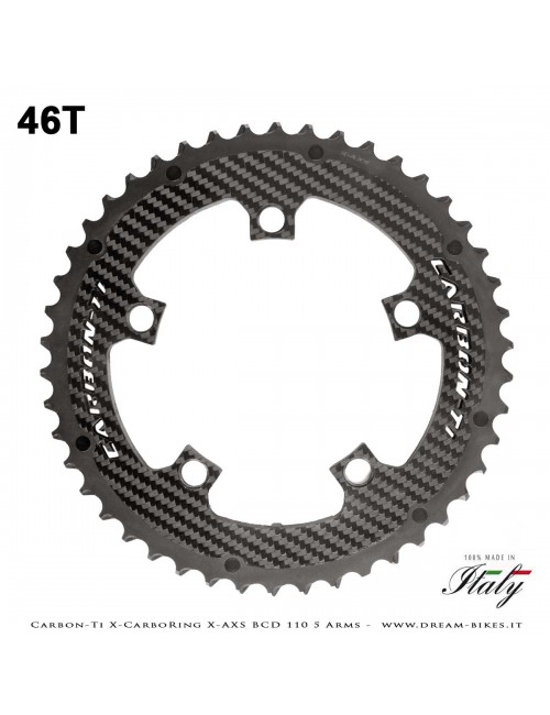 Carbon-Ti X-CarboRing X-AXS BCD 110 mm (5 Bracci) Corona Ultraleggera In Alluminio/Carbonio