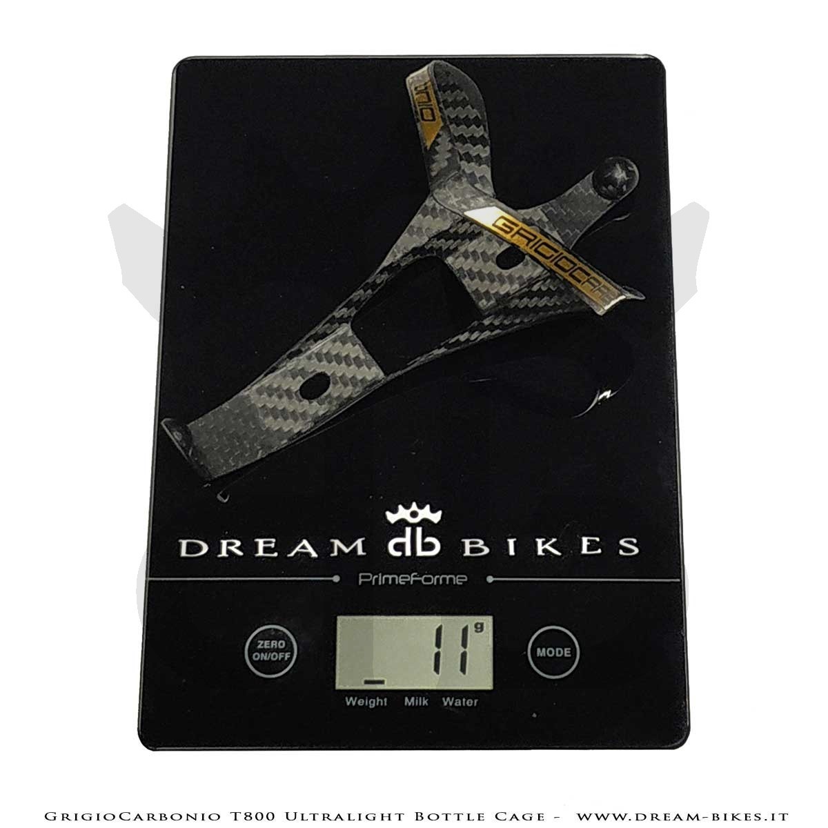 GrigioCarbonio Portaborraccia T800 Ultraleggero 11 gr.