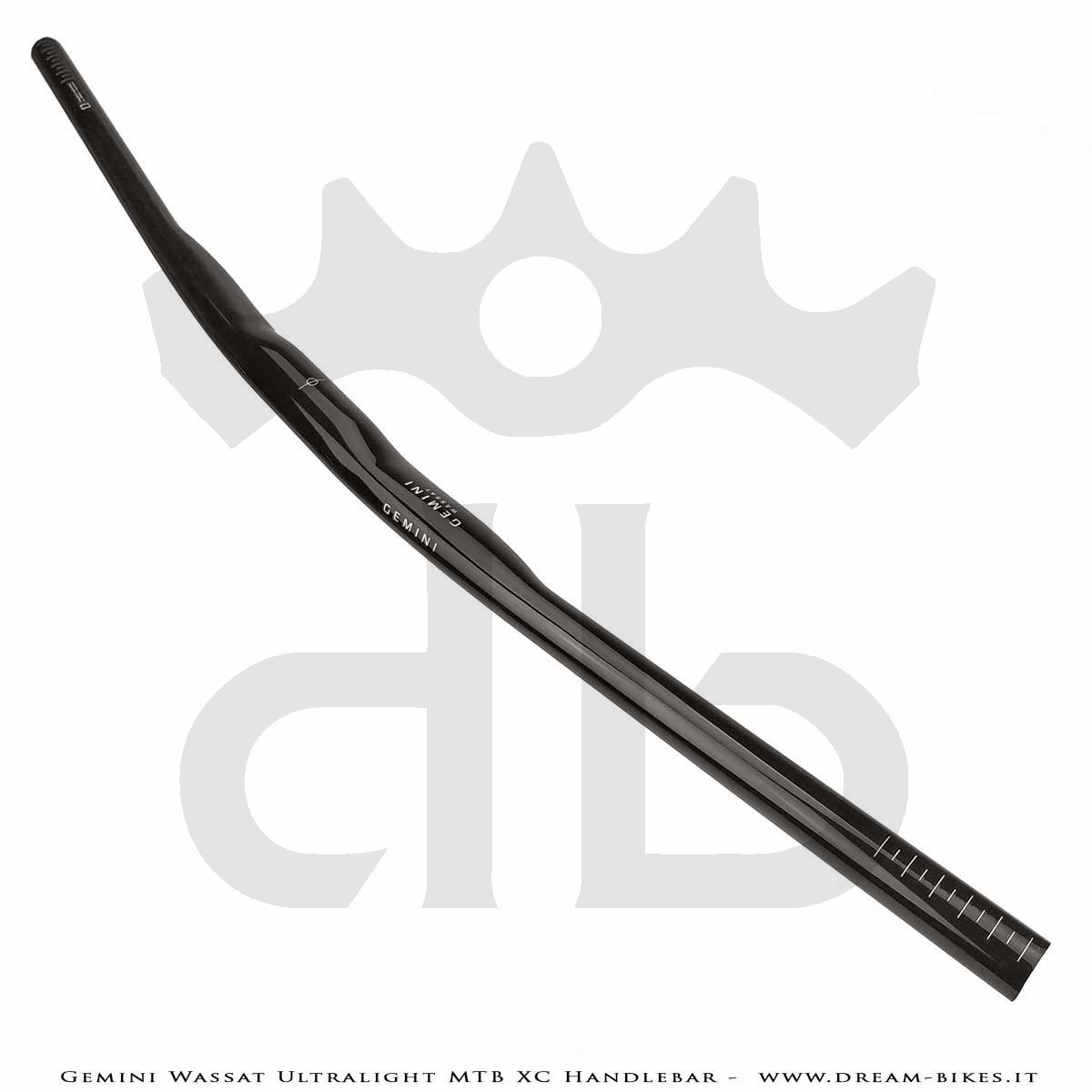 Gemini Wassat Curva Manubrio Carbon MTB XC Ultraleggera 99 gr.