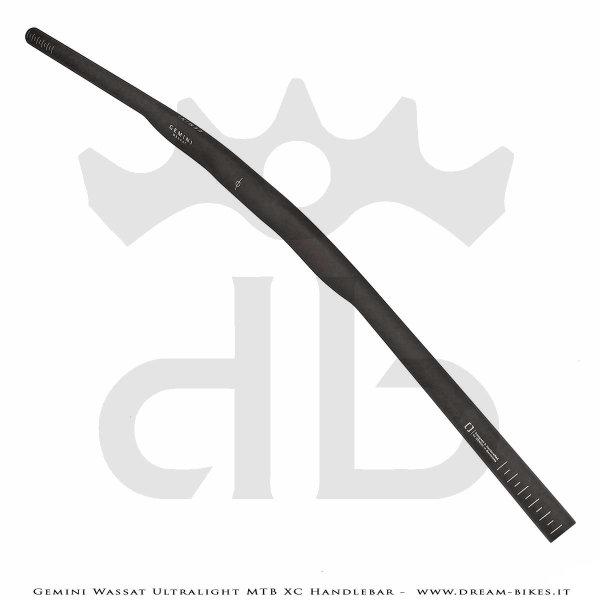Gemini Wassat Ultralight MTB XC Carbon Handlebar 99 gr.