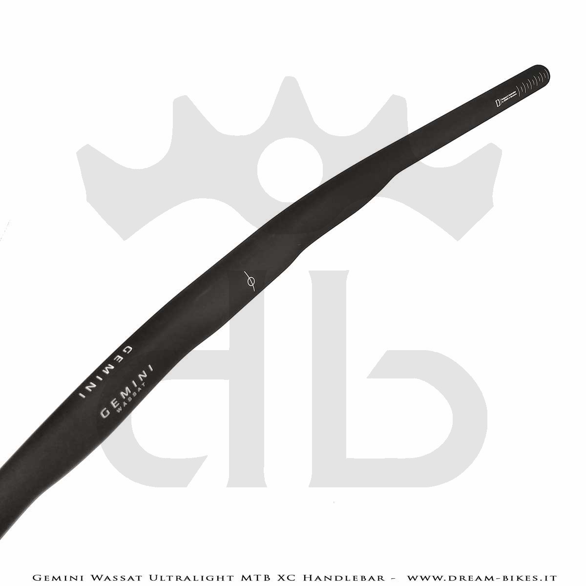 Gemini Wassat Curva Manubrio Carbon MTB XC Ultraleggera 99 gr.