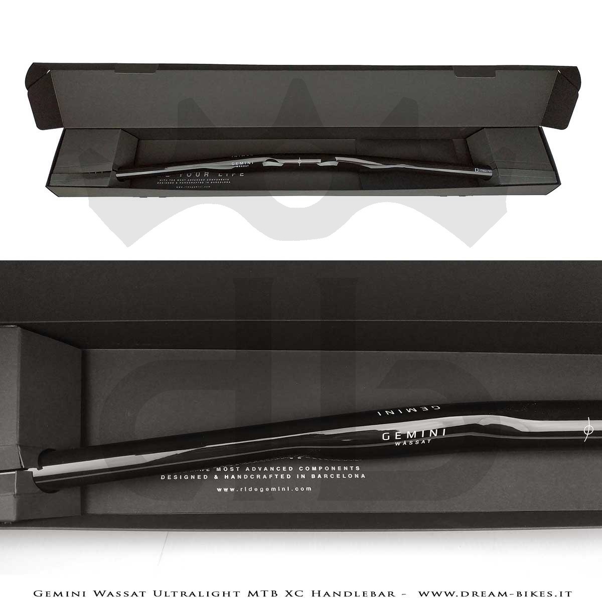 Gemini Wassat Ultralight MTB XC Carbon Handlebar 99 gr.