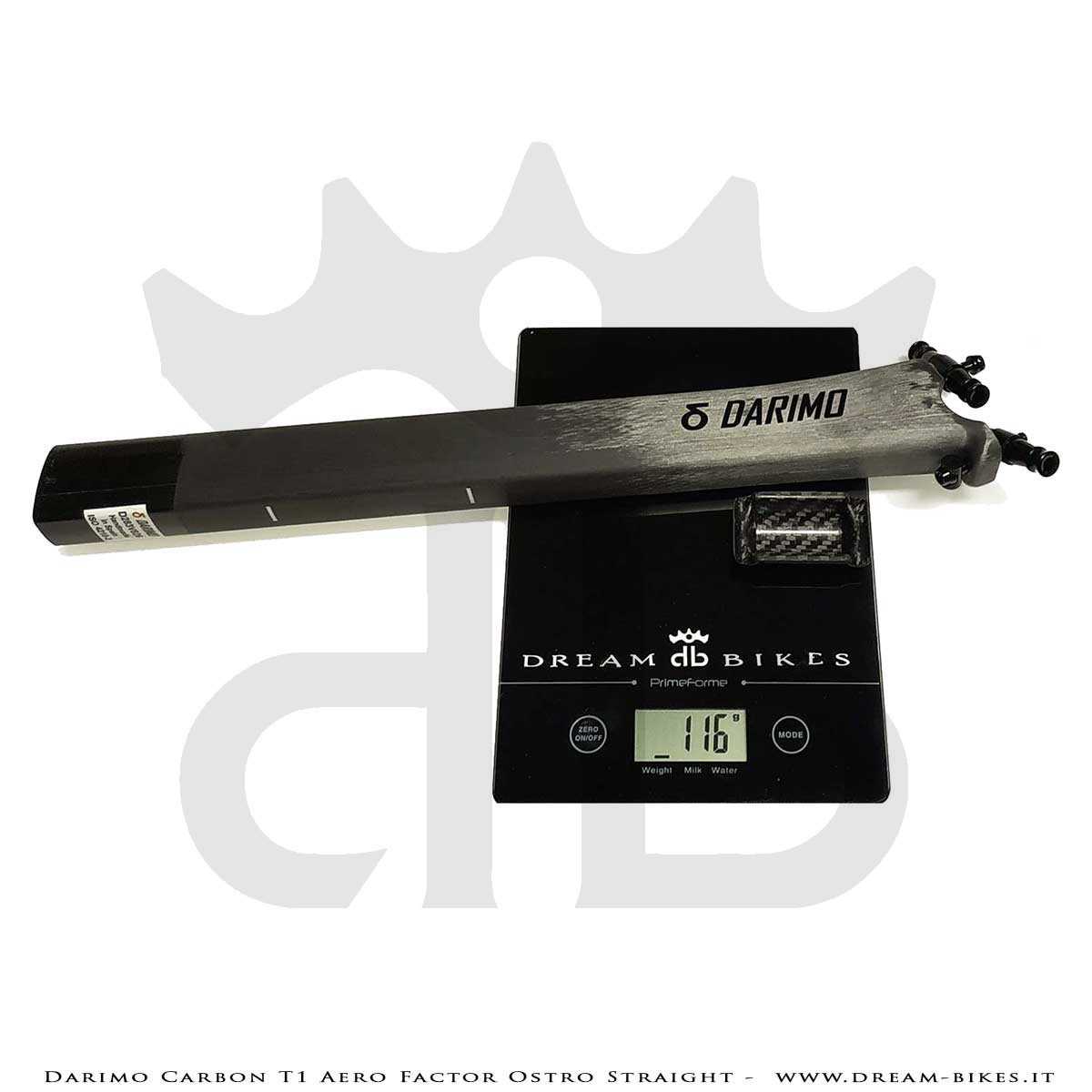 Darimo Carbon T1 Factor Ostro Straight Ultralight Seatpost 0 mm Offset