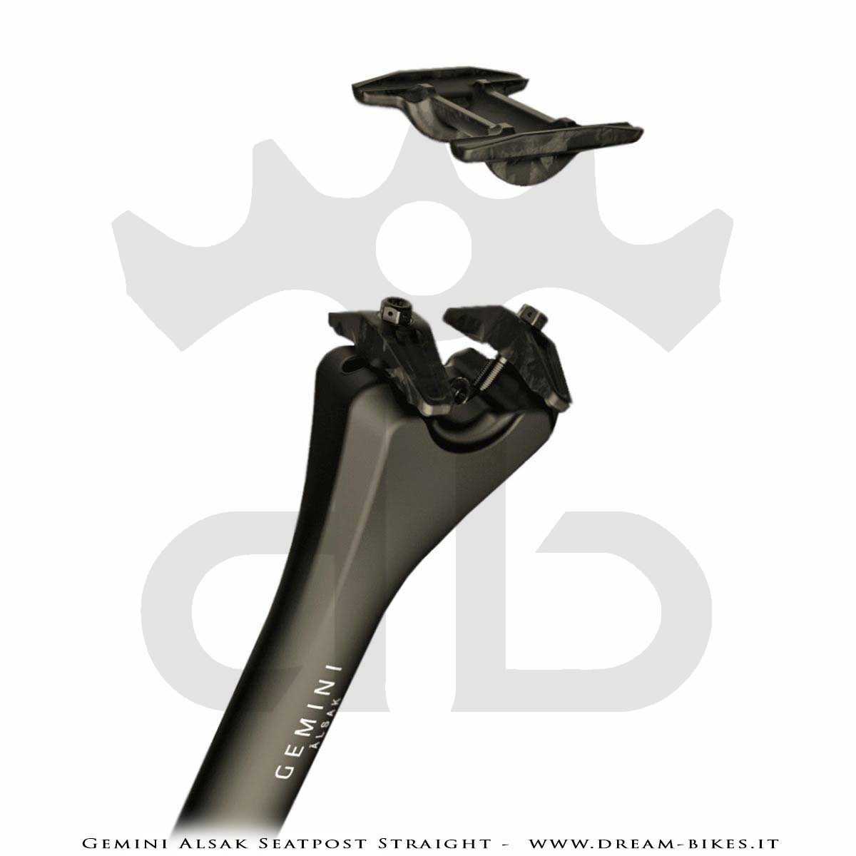 Gemini Alsak Cannotto Reggisella Carbon Ultraleggero da 69 gr.