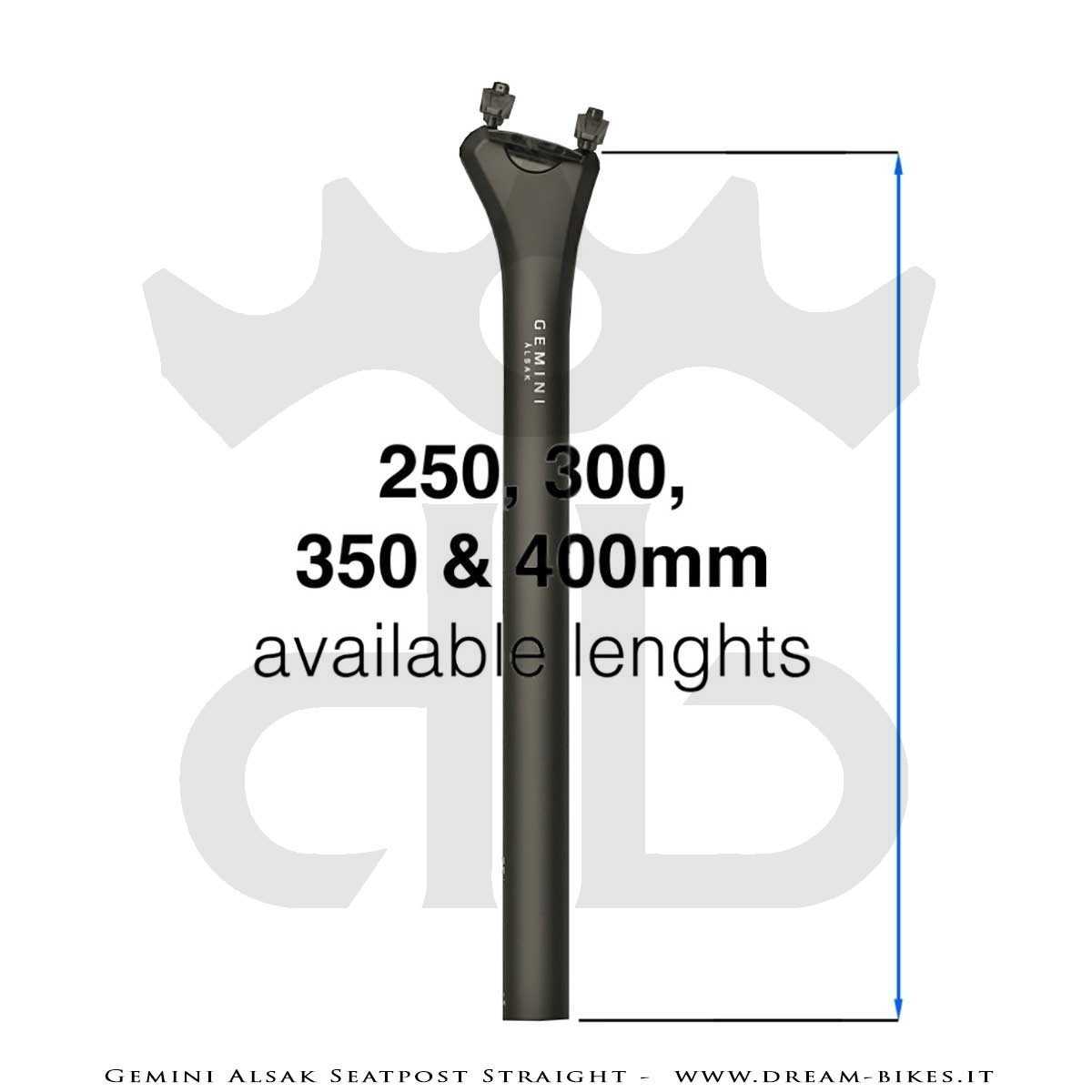 Gemini Alsak Ultralight Seatpost From 69 gr.