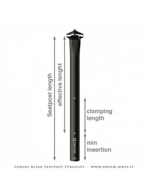 Gemini Alsak Ultralight Seatpost From 69 gr.