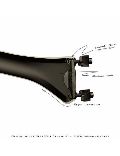 Gemini Alsak Ultralight Seatpost From 69 gr.