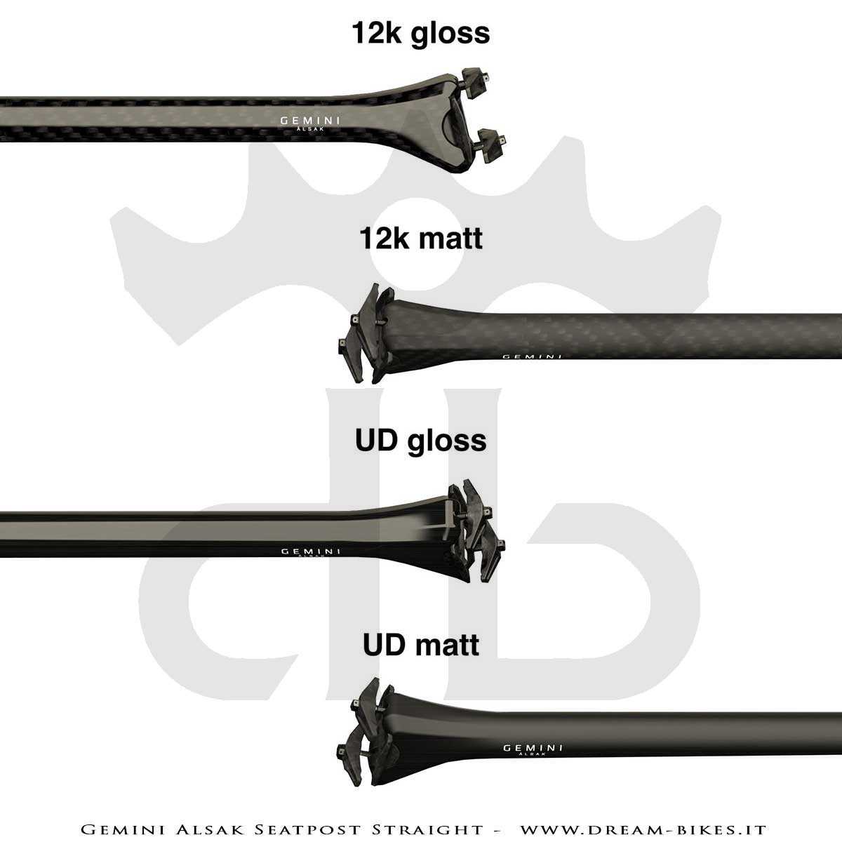 Gemini Alsak Ultralight Seatpost From 69 gr.