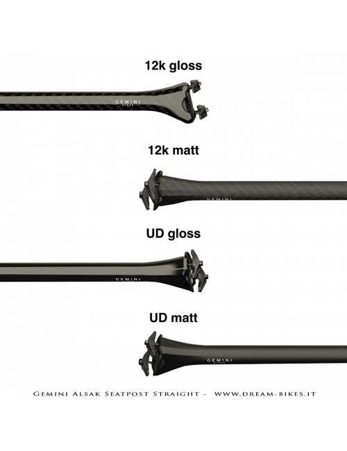 Gemini Alsak Ultralight Seatpost From 69 gr.