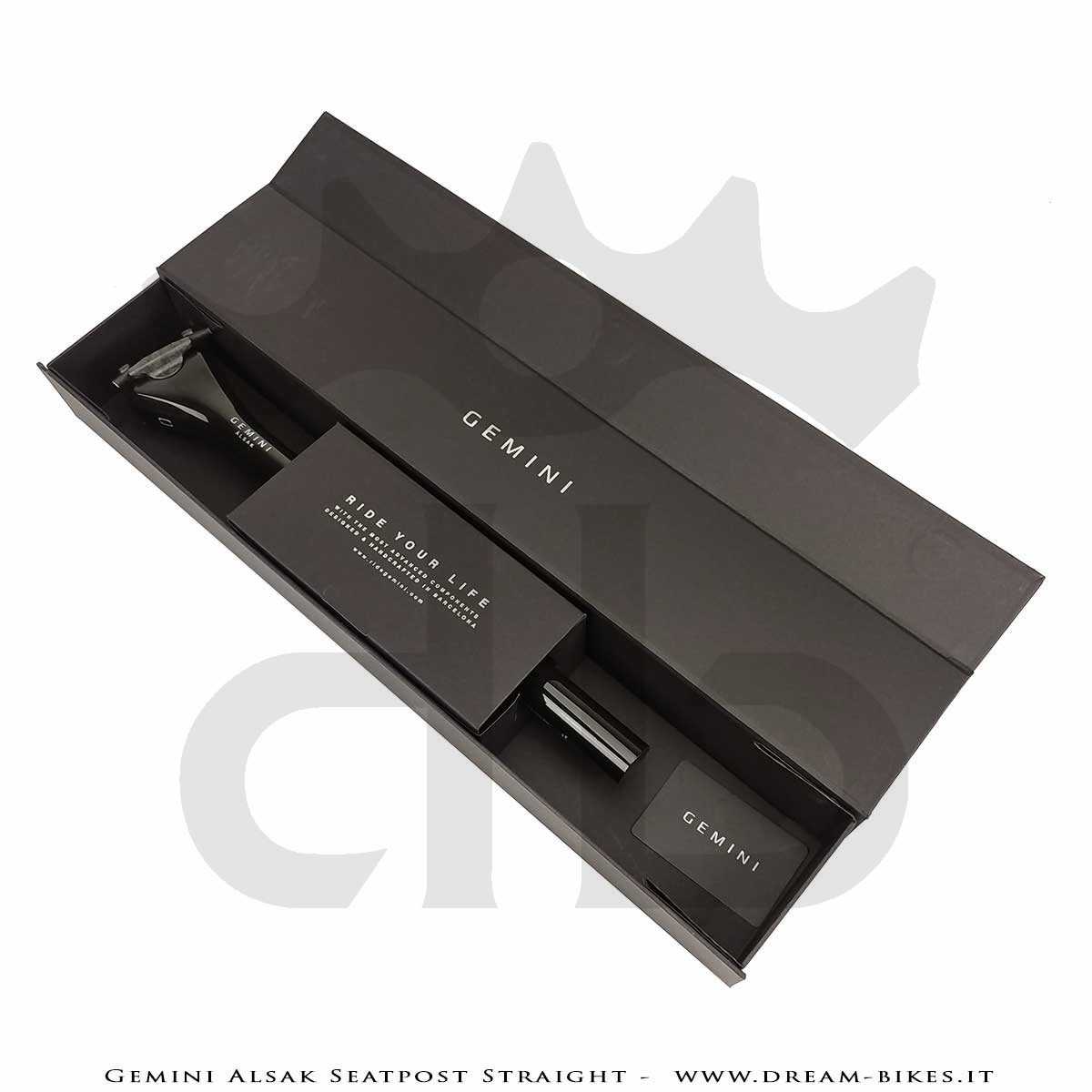 Gemini Alsak Cannotto Reggisella Carbon Ultraleggero da 69 gr.