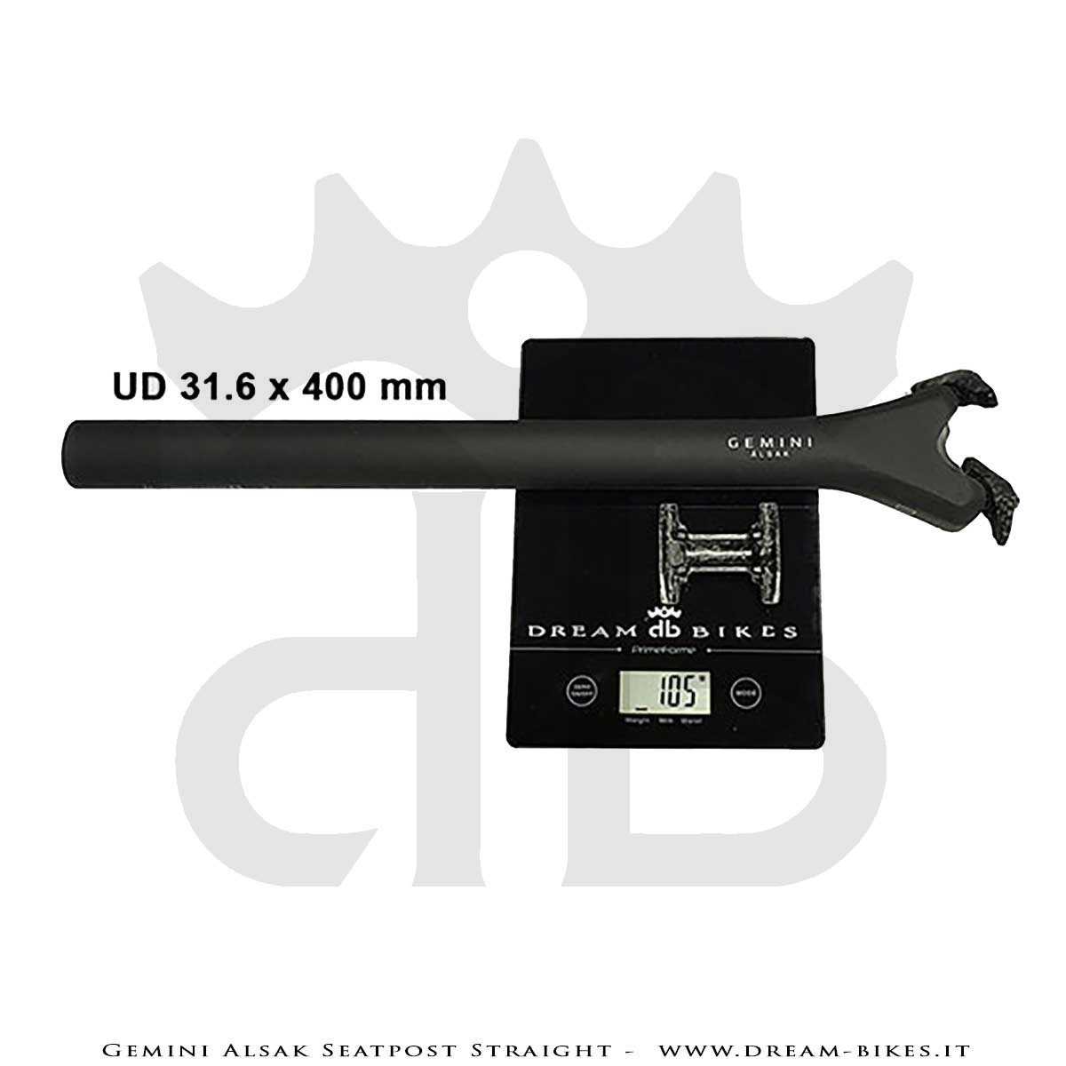 Gemini Alsak Ultralight Seatpost From 69 gr.